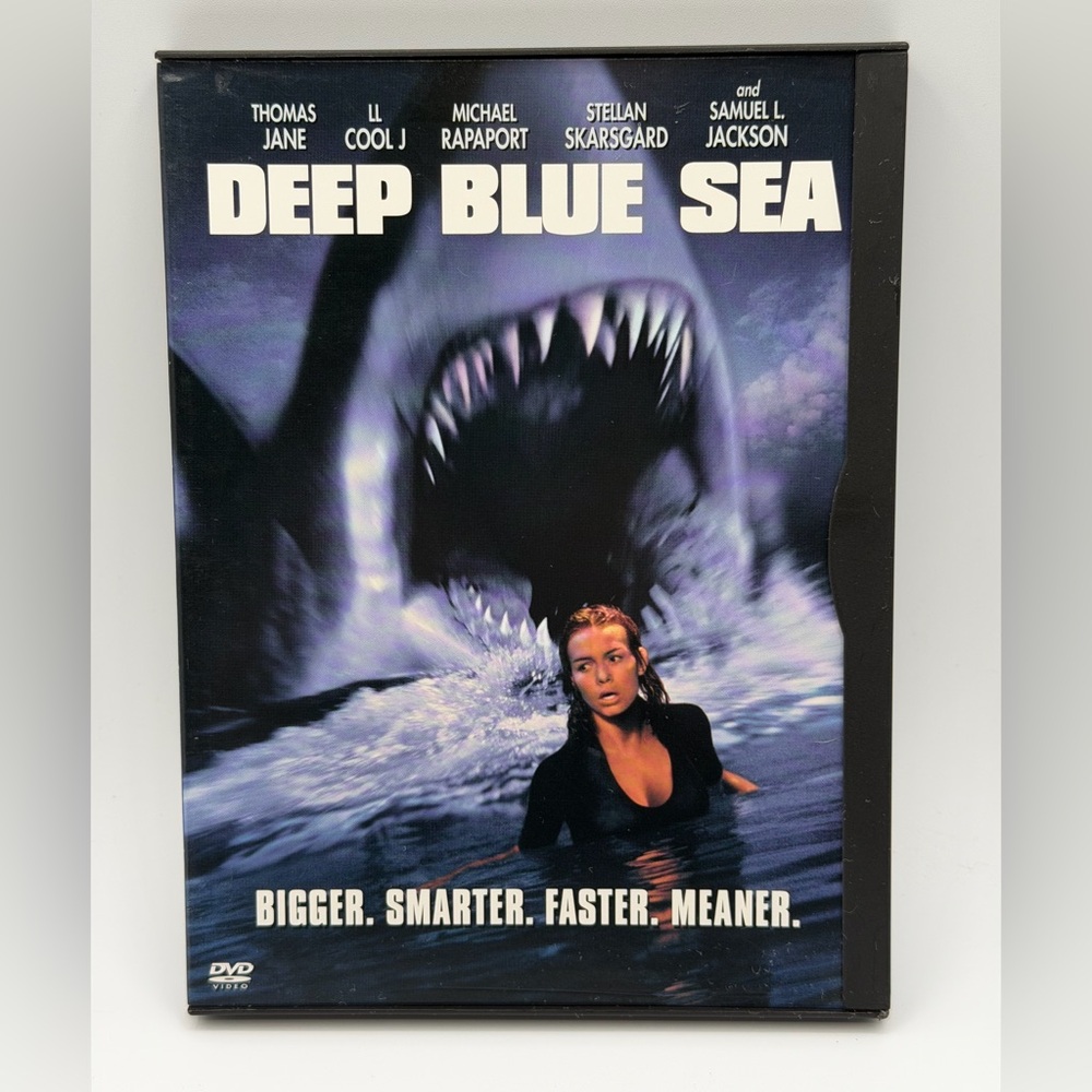 Deep Blue Sea (DVD, 1999) Widescreen Edition - Samuel L. Jackson & LL Cool J